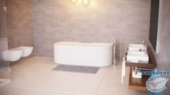 Ванна из литьевого мрамора Esse Tefa 170x76