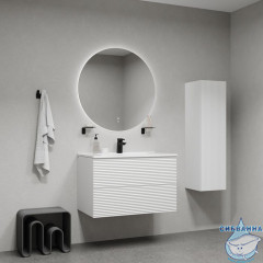 Тумба с умывальником, подвесная, 80 см, белый, Bild, IDDIS, BIL80W0i95K подходит умыв. 0138000i28