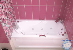 Акриловая ванна 1Marka Vita 150x70 с каркасом