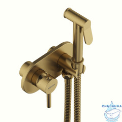 Встраиваемый смеситель с гигиеническим душем Damixa Option 214000000 (бронза)