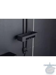 Смеситель для ванны с душевым гарнитуром Gappo G3296-26 (черный матовый)