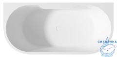 Акриловая ванна Abber 170х80 AB9296-1.7