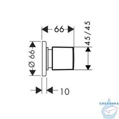 Вентиль Hansgrohe 31677000