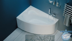 Акриловая ванна 1Marka Lil 140x90 L с каркасом