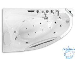 Акриовая ванна Gemy G9046 II O L 171х99 с гидромассажем