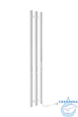 Полотенцесушитель электрический Indigo Style PRO (с таймером) 13х120 белый матовый (с возможностью скрытого подключения, подключение R/L)