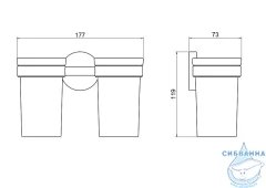 Стакан Aquatek Европа AQ4117BG