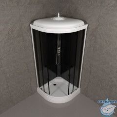 Душевая кабина Тритон Нова 88x88 профиль белый, стекло прозрачное Щ0000062583