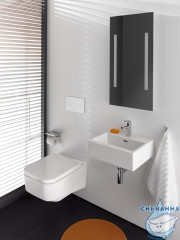 Унитаз подвесной безободковый Laufen Pro S 8.2096.2.000.000.1 с сиденьем Soft Close (микролифт)