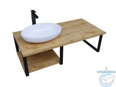 Столешница 1MARKA GRUNGE LOFT 120 Дуб Вотан