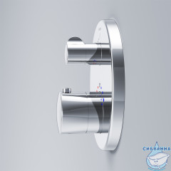 Встраиваемый смеситель для ванны AM.PM Gem F9085500 (хром)