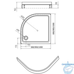Акриловый поддон Aquatek 80x80 DPA-00000071