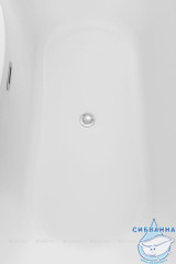 Акриловая ванна Aquanet Family Sweet 170x78 (белый/черный матовый)