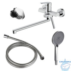 Смеситель для ванны Azario Alanti AZ-K1732 (хром)