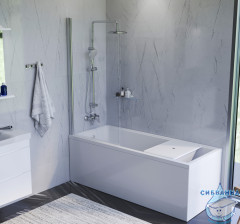 Шторка для ванны Am.Pm Gem W90BS-D080-140CT 80х140