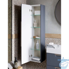 Пенал Aqwella Cube CUB0503GR 30 см серый