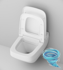 Инсталляция AM.PM с кнопкой смыва в комплекте с унитазом AM.PM Inspire V2 FlashClean c сиденьем Soft close (микролифт) IIS450A38.CCC50A