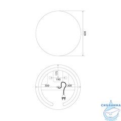 Зеркало Iddis Bild 60 см BIL6000i98