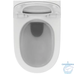 Унитаз подвесной безободковый со смывом торнадо Ideal Standard  I life O с сиденьем Soft Close (микролифт)