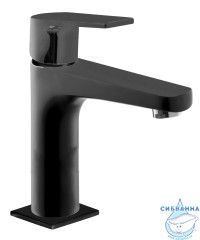 Смеситель для раковины Azario Treya AZ-156845024 (черный матовый)