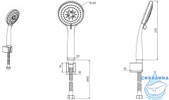 Душевая система Aquatek Вега 300 AQ1073CR (хром)