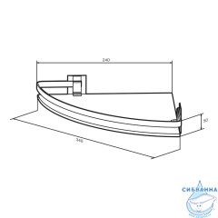 Полка Am.Pm Sense A7456100