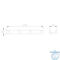 Крючок ABBER Westen AA1751B