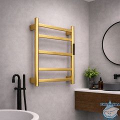 Полотенцесушитель электрический Calypso Proteus П5 50х54 (брашированное золото)