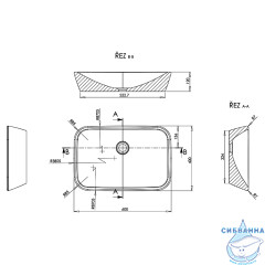 Раковина на столешницу 60 см Ravak Ceramic XJX01160002