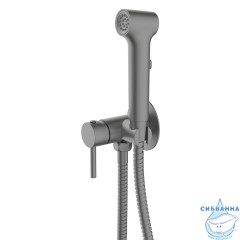 Смеситель с гигиеническим душем Azario Nyons AZ-KFX02GR (графит)