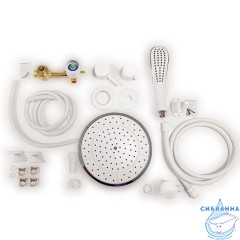 Душевая кабина Тритон Грей 90x90 А профиль белый, стекло грей Щ0000067300