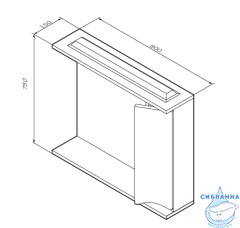 Шкаф-зеркало Am.Pm Like 80 см M80MPR0801WG