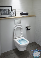 Инсталляция Jacob Delafon в комплекте с унитазом Jacob Delafon Vox c сиденьем Soft close (микролифт) E21772RU-00