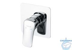 Встраиваемый смеситель для душа Aquatek Вега AQ1066CR (1 режим) (хром)