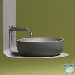 Раковина на столешницу 60 см Ceramicanova Element CN6047MH (серый)