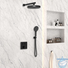 Душевая система Vincea 300 1 режим VSFW-4I212MB (черный матовый)