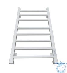 Полотенцесушитель электрический Санприз Квадро П8 40х80 (белый матовый) (подключение универсальное)