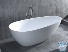 Ванна из искусственного камня Salini Paola Bassa 160x77 (материал solix, белый матовый)