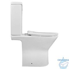 Унитаз напольный безободковый Azario Fretta с бачком и сиденьем Soft Close (микролифт) AZ-1223