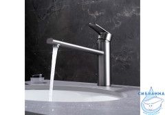 Смеситель для кухни Aquatek Ника AQ1880BGM (оружейная сталь)