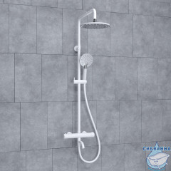 Душевая система Wasserkraft 230 1 режим A188.067.058.WM Thermo (белый матовый)