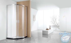 Душевое ограждение Aquatek AQ ARI RO 08020CH 80x80 профиль хром, стекло прозрачное (без поддона)