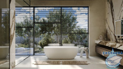 Ванна из искусственного камня ABBER Stein 160x75 AS9613-1.6