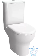 Унитаз напольный безободковый Vitra Zentrum (с бачком и сиденьем Soft Close (микролифт) ) 9824b003-7207