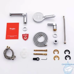 Смеситель для ванны на борт Raglo R03.31 с душевым гарнитуром (хром)