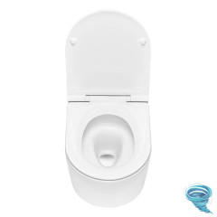 Унитаз подвесной безободковый TECEspring PRO S710001 с сиденьем Soft Close (микролифт)