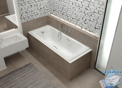 Чугунная ванна Универсал Ностальжи 170х75 с ножками и ручками