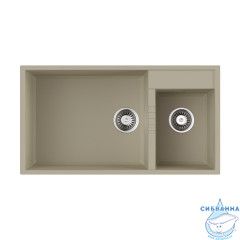 Кухонная мойка Omoikiri Tedori 85-2-U-BE 4993941 ваниль