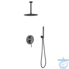 Душевая система Abber Emotion 250 1 режим AF8821NG (никель)
