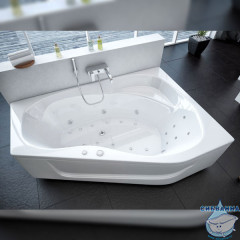 Акриловая ванна Aquatek Медея R 170х95 с каркасом